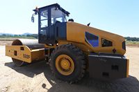Compacteur routier vibrant à tambour unique SEM522F 22 tonnes, compresseur de sol hydraulique 18 tonnes 20 tonnes avec composant moteur essentiel
