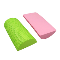Rouleau en mousse EVA souple pour yoga et Pilates, haute densité, coloré, demi-rond, Fitness, Massage musculaire, écologique