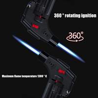 Briquet Chalumeau Briquets Butane Rechargeable Pas Cher En Gros De Poche Rechargeable Jet Flamme Blow Torch Briquet