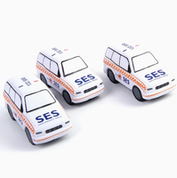 Jouet anti-stress en mousse PU souple en forme de mini voiture avec logo personnalisé
