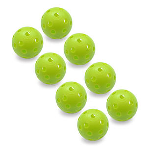 Balle d'entraînement de golf Se-74, 42,6 mm, 26 trous, en plastique creux, pour entraînement en salle, verte - Product Image 1