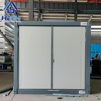 Mini maison mobile pliante préfabriquée de sécurité Expédition facile à construire Maison préfabriquée en conteneur pliable