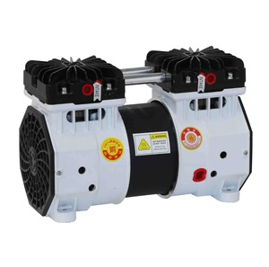Compressor de Ar Silencioso e Sem Óleo de 1HP, Bomba Portátil de Pistão 220V/380V, Componentes Principais do Motor e Tanque Refrigerado a Ar - Product Image 2
