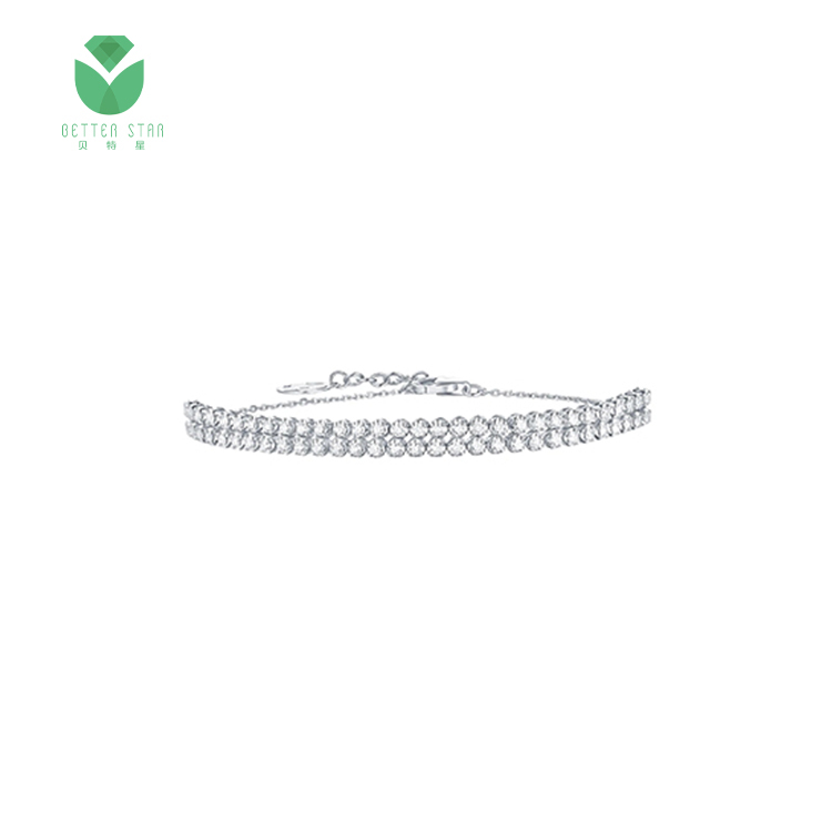 Real Diamond Tennis Bracelet 18k Gold