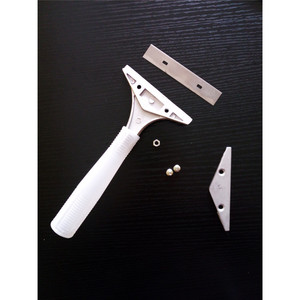 Couteau de nettoyage en acier inoxydable 205 mm pour murs et sols en verre, raclette multifonctionnelle durable - Product Image 2