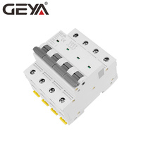 GEYA GYM9-125 4 pôles 40-125A 63Amp 80A DIN Rail électrique MCB DC disjoncteurs à courant continu interrupteur 400V en utilisation solaire