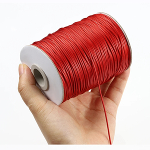 Cordón de poliéster encerado de 1mm, cuerda encerada, cordón de cuentas enceradas para pulsera, collar, joyería, manualidades Diy, suministros de macramé - Product Image 3