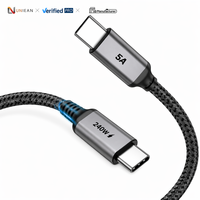 Cable de Datos Trenzado USB 2.0 Tipo-C a Tipo-C con PD 3.1 de 240W y 5A, con Certificación E-Marker, Venta al Por Mayor UNIEAN