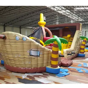 Самый популярный надувной батут, прыгающая горка, надувная горка пиратского корабля