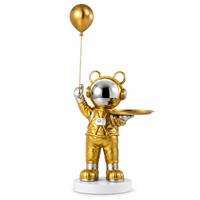 Vente en gros usine : Ornement de chicha en résine, motif astronaute, 70 cm, pour plateau de chicha de salon
