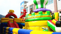 Rebond gonflable d'intérieur pour jeux de saut, au Design coloré, nouvelle collection, populaire et coloré,