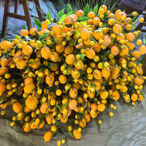 Vente en gros Prix compétitif Bonne qualité Citronnier à 8 têtes Vente en gros Fruits artificiels pour <span class=keywords><strong>la</strong></span> décoration - Product Image 4