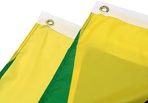 Bandera Patriótica de <span class=keywords><strong>Jamaica</strong></span> para Interiores/Exteriores, 3 x 6 Pies, Plisada, de Fibra de Vidrio, Decoración para Porche Delantero, para Celebraciones - Product Image 2