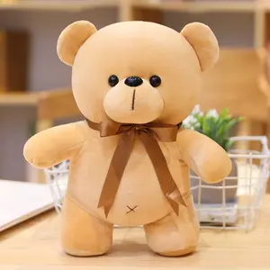 Neuankömmling Custom Plüsch Teddybär Squishy Bär Mit Seidenband Weiche Kuscheltiere Plüsch Teddybär
