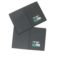 Porte-cartes d'identité en PVC de haute qualité, pochette souple en vinyle pour cartes bancaires et de crédit avec impression