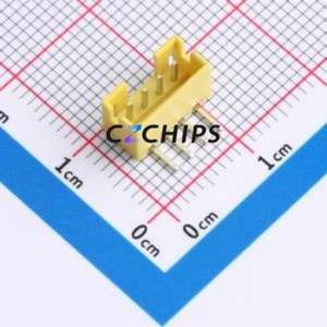 WAFER-PH2.0-4PWZ-H62 Wire-to-Board Pin Header Bent Lead Through Hole,P=2mm Connector 1x4P 2mm Right Angle Insert PH - Product Image 1