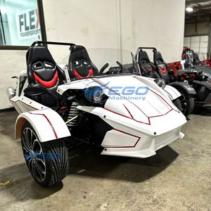 Triciclo Eléctrico de Carreras de Tres Ruedas con Velocidad de 120 Km/h, Capacidad de 300 kg, 2 Asientos, Certificado CE para Adultos - Product Image 5