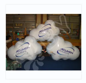 BOYAN giant inflatable cloud advertising balloons with logo