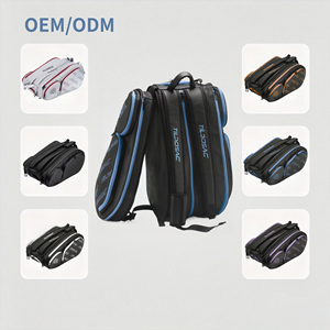 Bolsa de Pickleball Personalizada de Alta Calidad, Bolsas y Mochilas de Pádel Impermeables de PU, Bolsa de Raqueta de Pádel Moderna para Mujeres y Hombres - Product Image 1