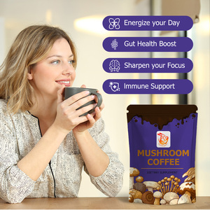 Customized Natural Mushroom Coffee Powder with Mushroom Arabica Coffee <b>Supplement</b> Herbal Dietary <b>Supplements</b> Gut Health Boost - Product Image 4