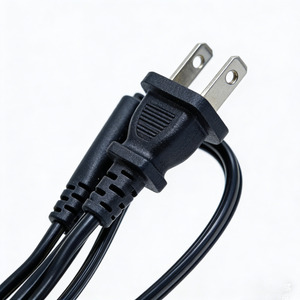 Cable de Alimentación de CA de 2 Clavijas para EE. UU., NEMA 1-15P a IEC C7, Cable SPT-1 18AWG Tipo <span class=keywords><strong>8</strong></span> para TV y Altavoz Inteligente - Product Image 3