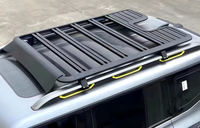 Panier de toit en aluminium 4x4 tout-terrain, porte-bagages robuste pour Toyota Hilux, accessoires auto universels 4x4