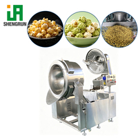 Ligne de production complète de machines à pop-corn à tension personnalisée, saveur caramel, pour la fabrication de pop-corn