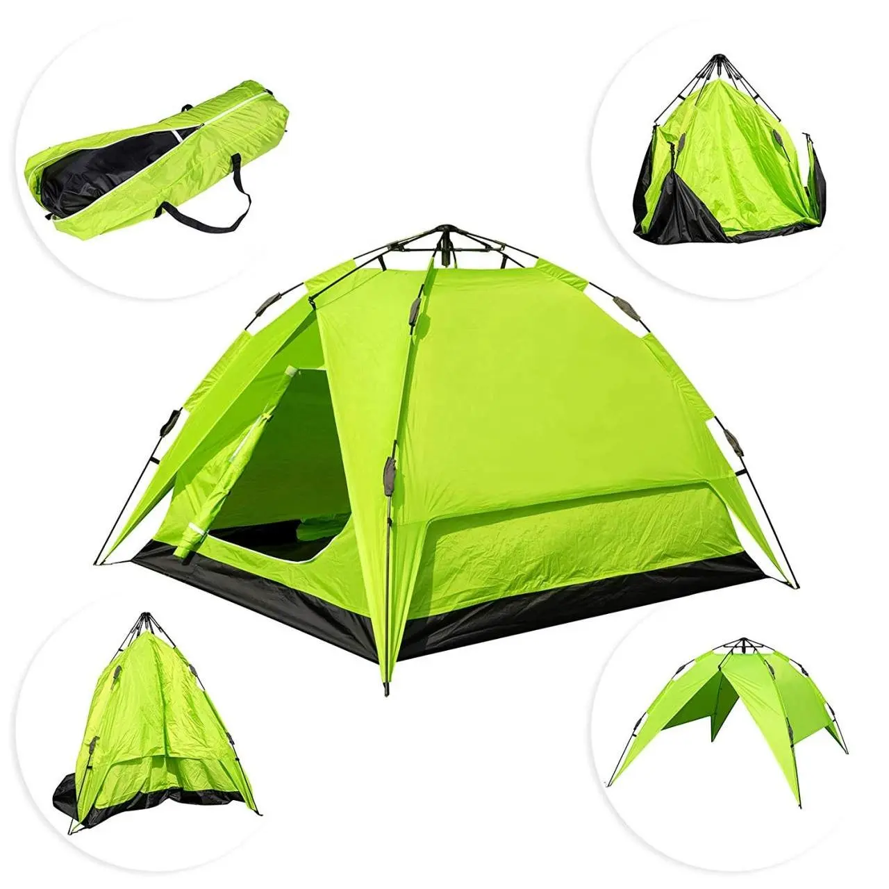 1-2 kişi özel güneş barınak seyahat otomatik çadır kolay kurulan çadır su geçirmez ucuz açık plaj kamp çadırı