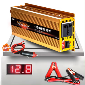 HOULI 12v dc إلى 220v ac 2000w موجة نقية محول طاقة <span class=keywords><strong>24v</strong></span> 48v 60v للسيارة 2000w dc إلى dc محول لسيارات ev - Product Image 5