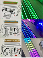 Éclairage intérieur LED pour voiture, haute luminosité, Possbay 5V, 4 pièces, éclairage ambiant LED contrôlé par application