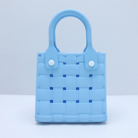 Sacs fourre-tout de luxe pour femmes, sacs à main de créateur, grande capacité, en silicone tressé, imperméables, avec fermeture éclair