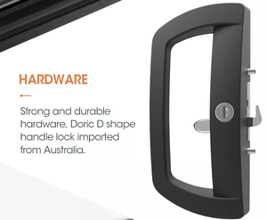 Australiano Standard AS2047 Manuale Guida <span class=keywords><strong>a</strong></span> Pavimento di Alluminio E Scorrevole In Vetro <span class=keywords><strong>Porta</strong></span> <span class=keywords><strong>Battente</strong></span> per Balcone Giardino Esterno - Product Image 3
