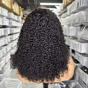 Pelucas <span class=keywords><strong>de</strong></span> <span class=keywords><strong>Cabello</strong></span> Humano Rizado al por Mayor, Frontal <span class=keywords><strong>de</strong></span> Encaje HD 13x4 13x6, Pelucas Sin Pegamento <span class=keywords><strong>de</strong></span> <span class=keywords><strong>Cabello</strong></span> Humano Rizado Birmano Natural Pixie para Mujeres - Product Image 4