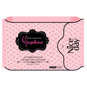 Factory Wholesale Menstrual lady Pads Breathable Graphene Ultrathin Sanitary Napkins private label ECO friendly