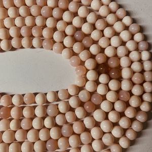 Cuentas de Ópalo Rosa Natural, Cuentas Redondas Calibradas de 8MM, Cuentas de Piedras Preciosas Naturales, Precio al por Mayor, Ópalo Rosa de Alta Calidad - Product Image 4