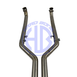 Aleación de titanio para Bmw M5 F10/F15 4.4tt 2012-2016 Motor Catback de alta calidad Sistema de escape Silenciador Tubos de escape - Product Image 4