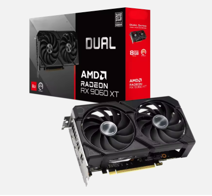 New AS/US DUAL Gaming Radeon RX 9060 XT 8GB GDDR6 Fan Desktop MXM PCI Express 4.0 Graphics Card