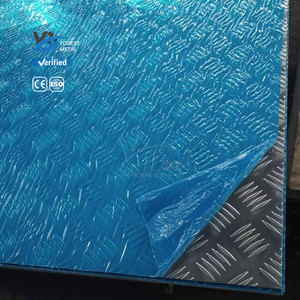 工厂批发0.4毫米0.5毫米1毫米格纹铝板5052 5083 6083 7075 6061 T6压纹铝板 - Product Image 6