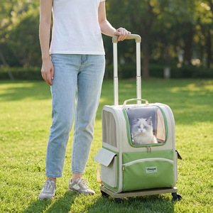 YBlooper <b>Pet</b> <b>Backpack</b> Large Capacity Breathable Outdoor Travel <b>Carrier</b> For Cats Dogs - Product Image 4