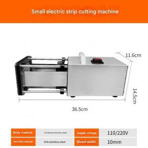 Coupe-légumes électrique et manuel commercial pour frites, concombres, carottes et autres légumes - Product Image 6