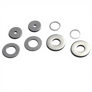 <span class=keywords><strong>Rondelle</strong></span> <span class=keywords><strong>plate</strong></span> DIN125 & DIN9021, qualité 4.8, revêtement en zinc - Product Image 1