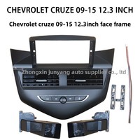 Kit Bezel Navigasi 200914 Buick Classic Cruze Retrofitting Android Layar Besar 123-inci; Bingkai Panel Depan Khusus Warna Hitam