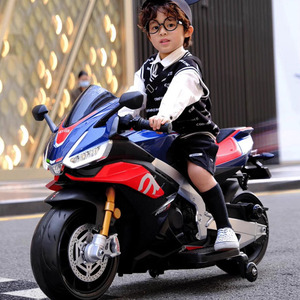 Moto électrique rechargeable pour enfants, double propulsion, deux roues, jouet à batterie pour garçons et filles de 3 à 8 ans - Product Image 2