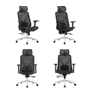 网状旋转办公椅可调高度舒适人体工程学现代书桌家具 - Product Image 3