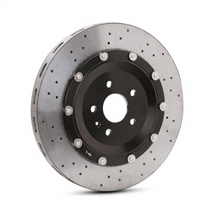 Kit d'étriers de frein de course F40 à 4 pistons avec disques LCCB en carbone-céramique premium 330/355MM pour Model 3 S Y X - Product Image 3