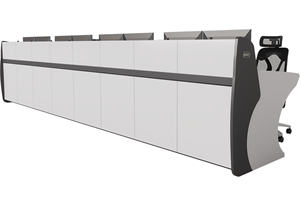 Mobilier informatique multimédia, console de centre de commande de surveillance intelligente, console de salle de contrôle du système de conférence de bureau - Product Image 3