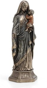 Металлические полированные бронзовые статуи Девы Марии - Product Image 6