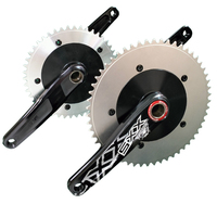SNAIL TM700-H Pédalier d'entraînement en alliage d'aluminium pour vélo de piste, pignon fixe 47T-61T BCD 144 151mm Q-Factor