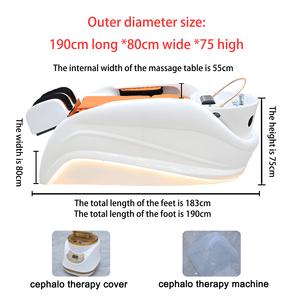 <span class=keywords><strong>Mobilier</strong></span> de salon de beauté de luxe : Lit de lavage électrique inclinable <span class=keywords><strong>avec</strong></span> fonction <span class=keywords><strong>spa</strong></span> capillaire et soin du visage - Product Image 2