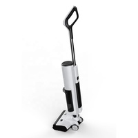 Nettoyeur de sols portatif à double réservoir, à air chaud, inclinable à 180 degrés, autonettoyant, humide/sec, avec filtre HEPA et moteur sans balais